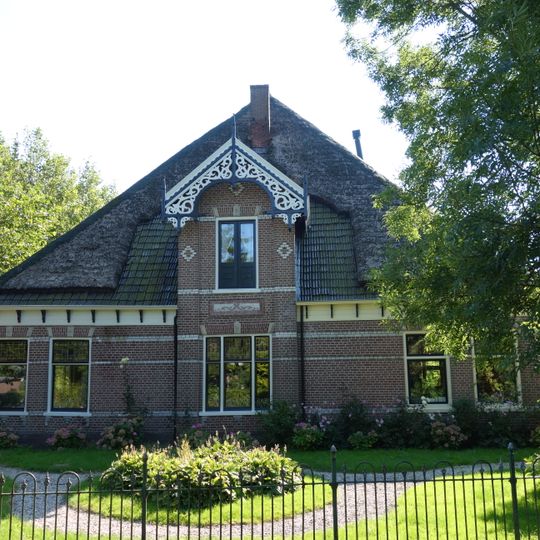 Stolpboerderij van het afgeleide Noordhollandse type