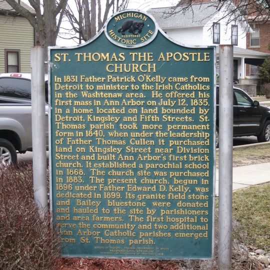 Saint Thomas the Apostle Church Historical Marker