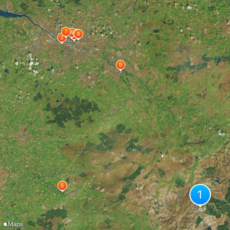 River Clyde Map