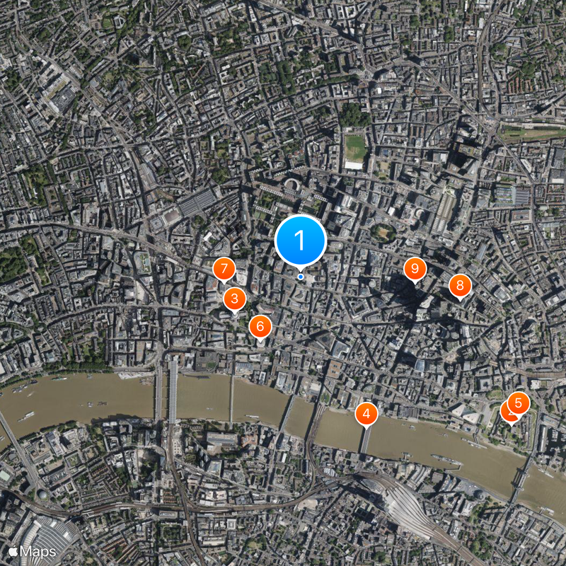 City of London Mapa