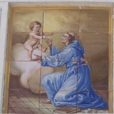 Ceramic panel of Saint Anthony of Padua