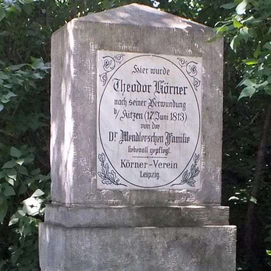 Gedenkstein für Theodor Körner Martin-Luther-Ring