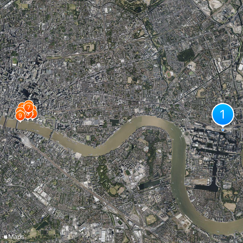 Billingsgate Fish Market Map