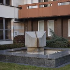 Fountain in front of the tax office in Písek