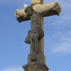 Wayside cross in Husova street