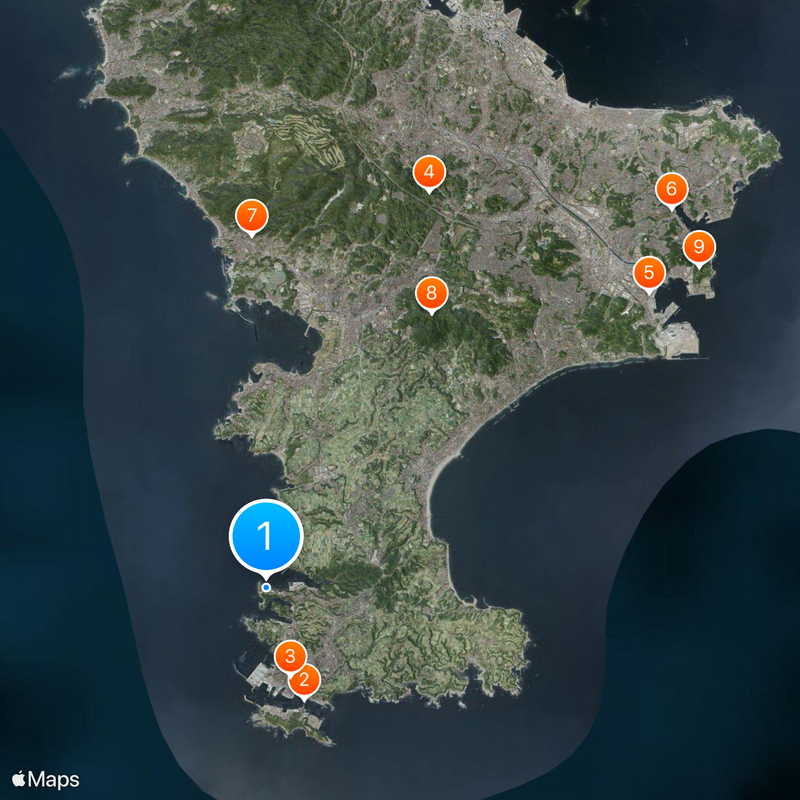 Keikyu Aburatsubo Marine Park Map