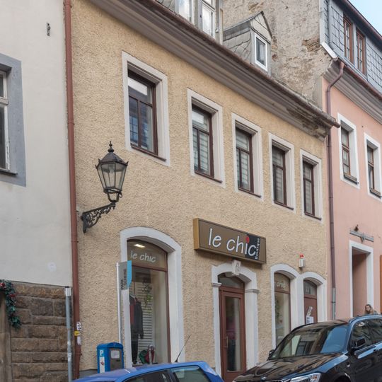 Wohnhaus bzw. Bürgerhaus mit Laden, in geschlossener Bebauung Große Kirchgasse 11