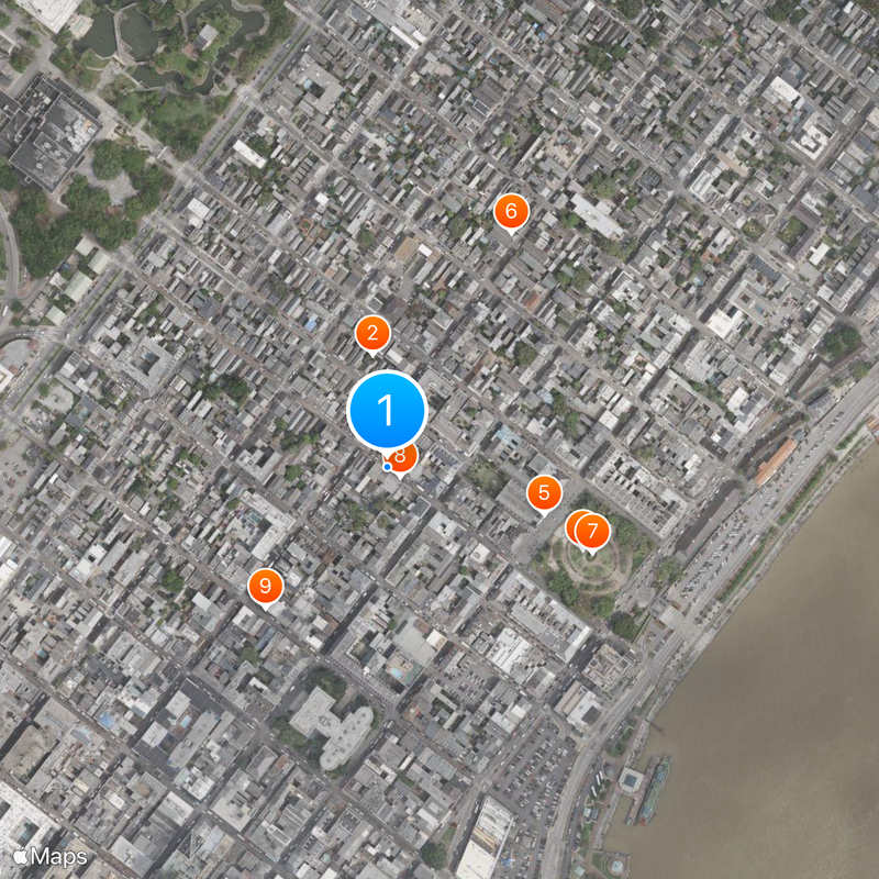 Preservation Hall Mappa