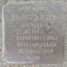 Stolperstein dedicated to Johanna Marx