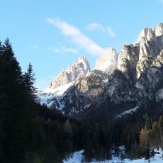 Vista sulle Tre Cime di Lavaredo