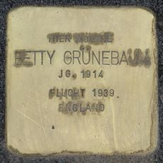 Stolperstein à la mémoire de Betty Grünebaum