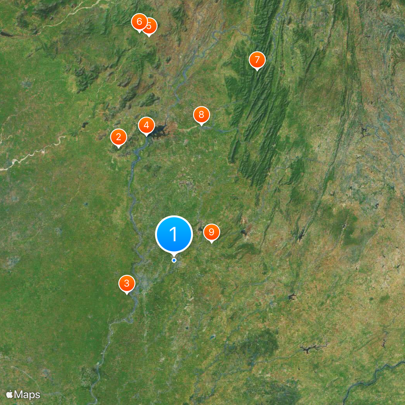 Distrito de Sabarkantha Mapa