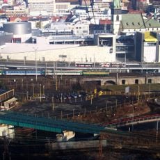 Most severní koleje trati Ústí nad Labem-Střekov - Ústí nad Labem západ přes Bílinu a Střeleckou ulici