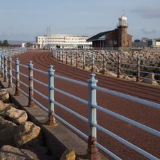 Former Station Building And Lighthouse, Stone Jetty