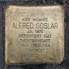 Stolperstein en memoria de Alfred Goslar