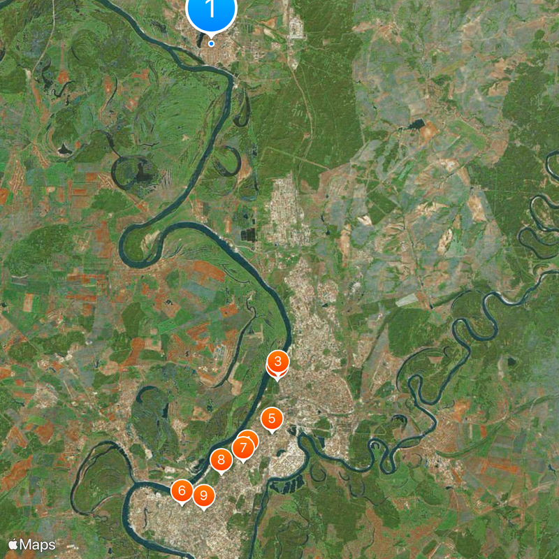 Blagoveshchensk Map