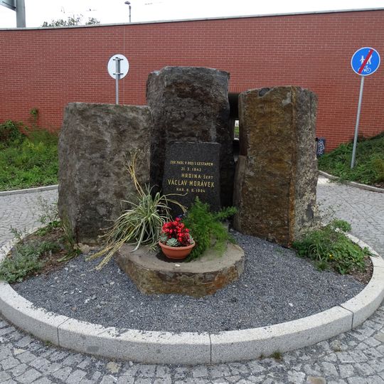 Václav Morávek memorial plaque