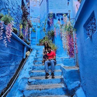 In Rajasthan, there is a city that is all blue.