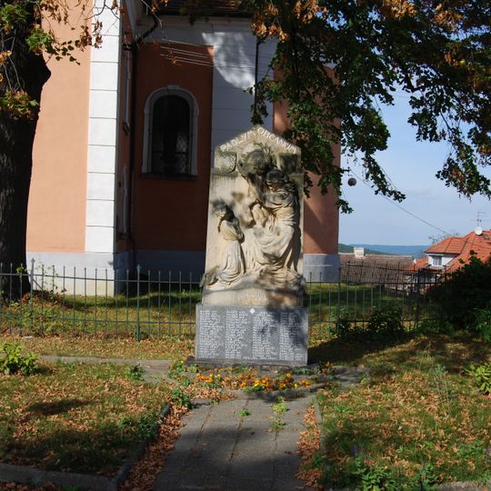 World War I memorial in Lhenice
