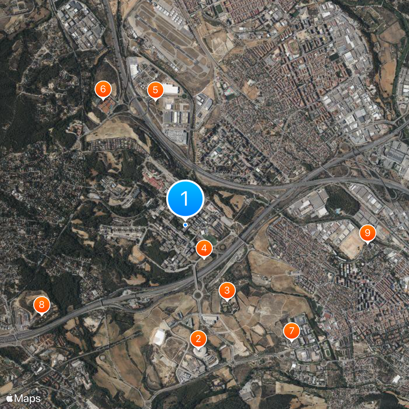 Autonomous University of Barcelona Map