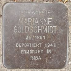 Stolperstein dedicated to Marianne Goldschmidt