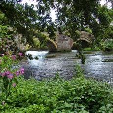Main bridge over River Wye at Haddon Hall