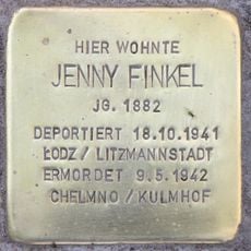 Stolperstein en memoria de Jenny Finkel