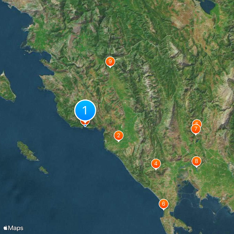 Parga Map