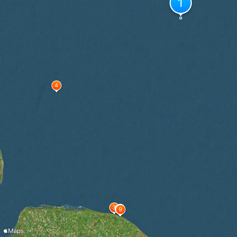 Hornsea Wind Farms Map