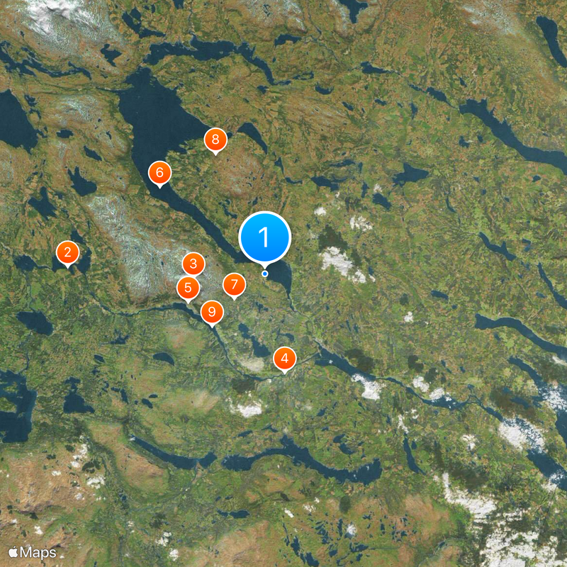 Fäviken Magasinet Map