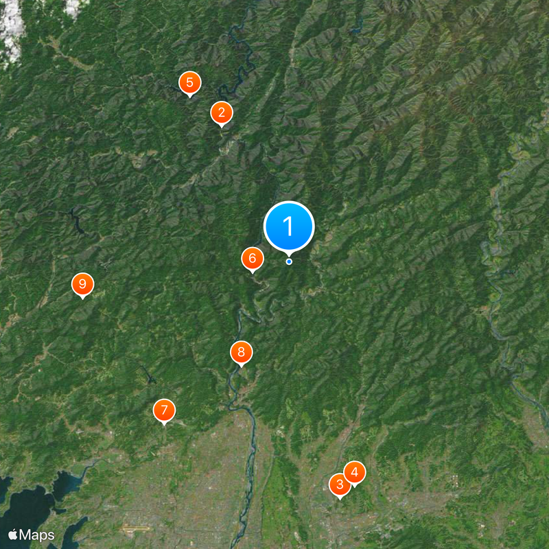 Akihasan Hongū Akiha Shrine Map