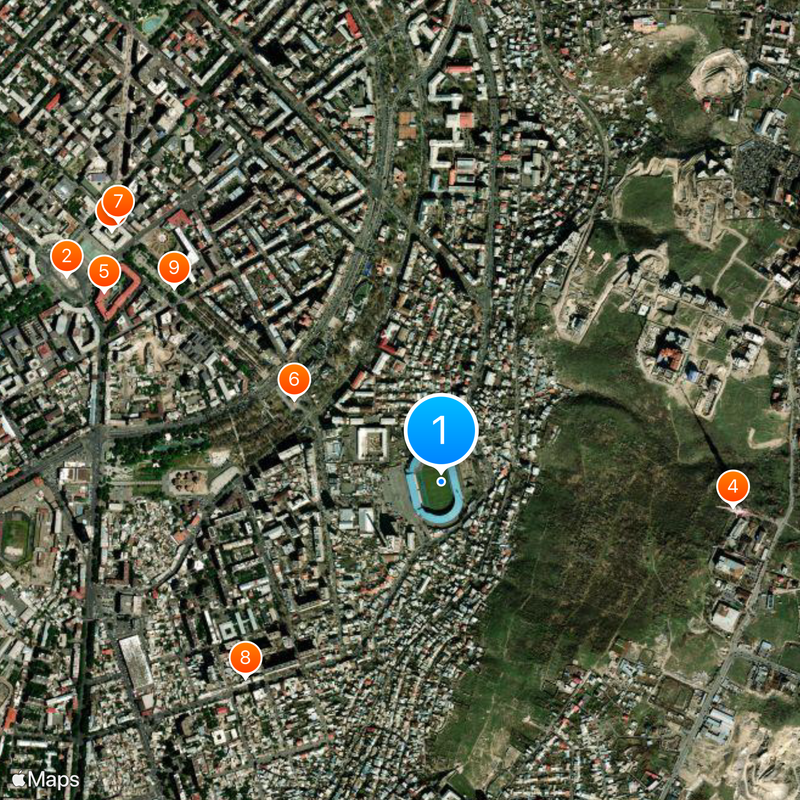 Republican Stadium Map