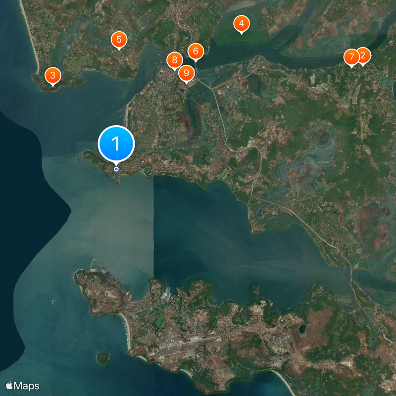 National Institute of Oceanography Map