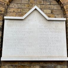War Memorial Plaque Attached to 35 Lower Dagnall Street