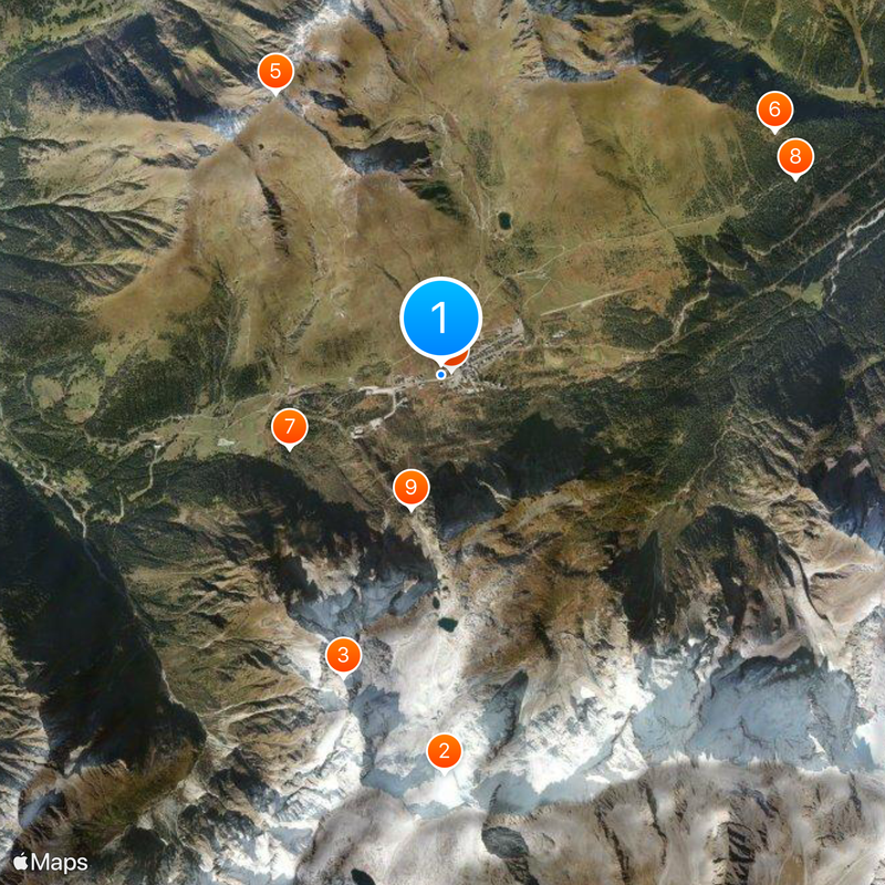 Tonale Pass Map