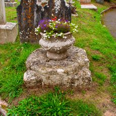 Socket Stone Of Medieval Cross, North Of The North Transept Of Church Of St Andrew