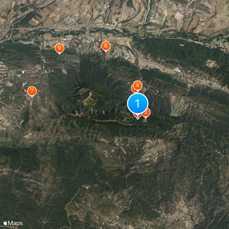 Real Monasterio de San Juan de la Peña Mapa