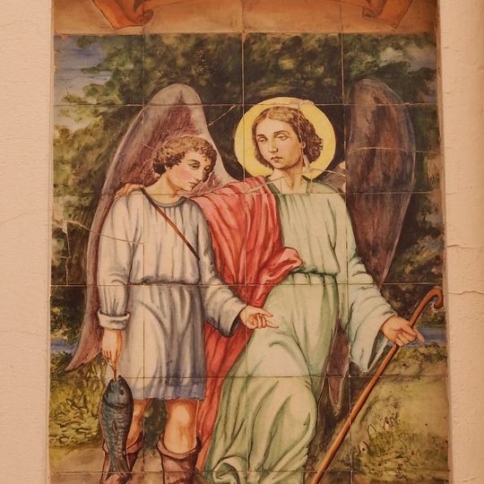 Ceramic Panel of Saint Raphael