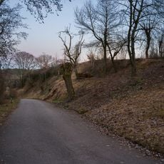 Magere Böschung mit Gehölzen
