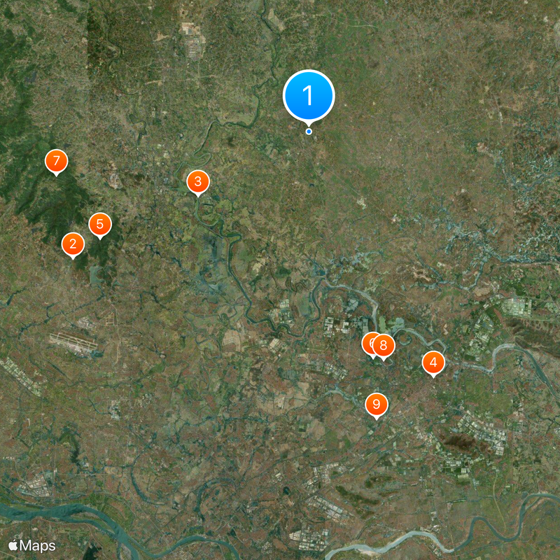 Distretto di Hiep Hoa Mappa