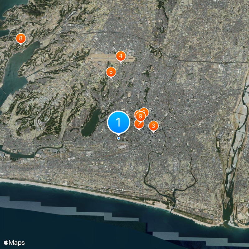靜岡縣立濱松西高等學校及中學校 Map