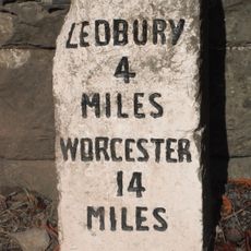 Milestone, Temple Court (moved from roadside)