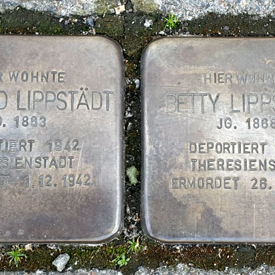 Stolperstein en memoria de Betty  Lippstädt