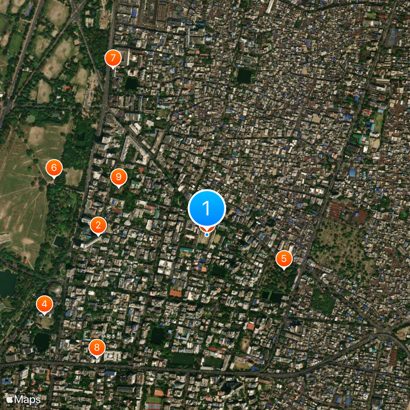 St. Xavier's Collegiate School Map