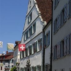Municipal office / library, (black) ostrich feather / Fingerlihaus