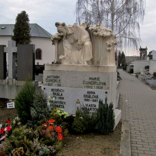 Náhrobek manželů Čundrlových