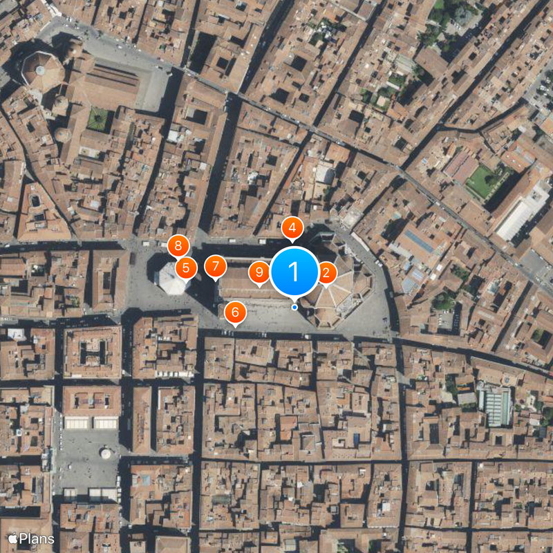 Piazza del Duomo Mapa