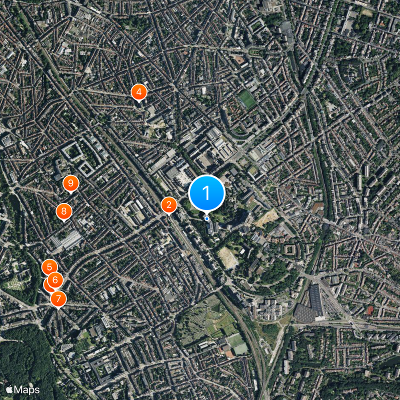 Vrije Universiteit Brussel Map