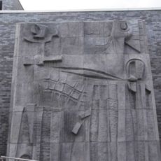 Hubert Dalwood Mural Relief
