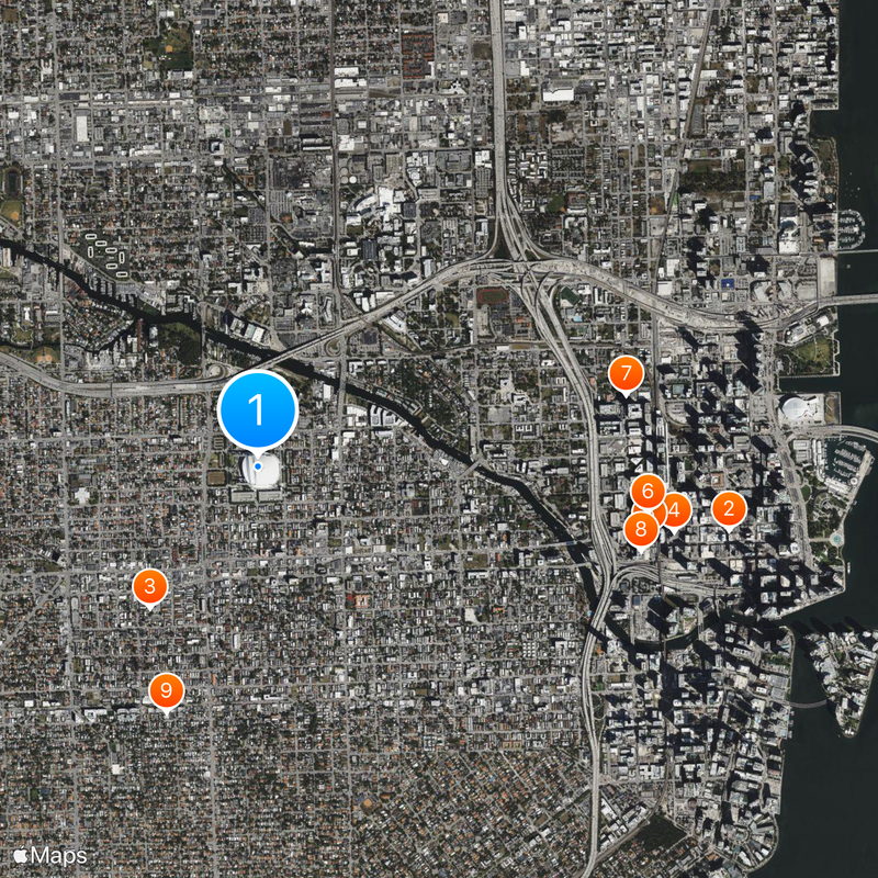 LoanDepot Park Map